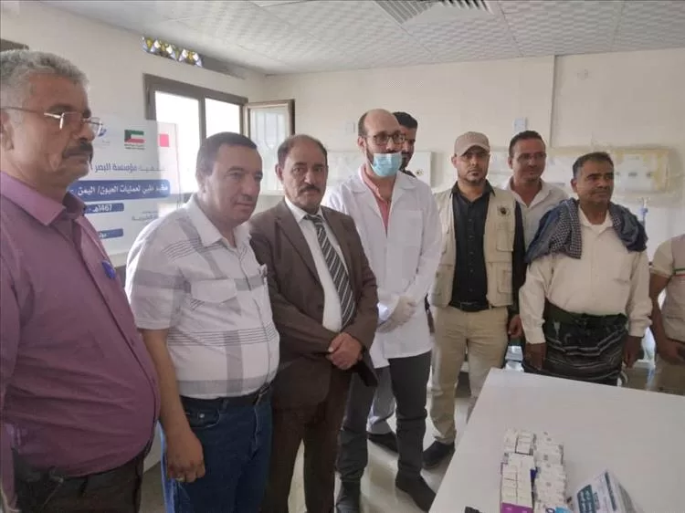 الضالع.. تدشين المخيم الطبي المجاني  لإزالة المياه البيضاء وتركيب العدسات