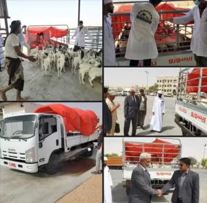 اخبار وردت الآن – اليمن تبدأ تصدير الشحنات الأولى من المواشي إلى سلطنة عمان عبر نقطة شحن في المحافظة