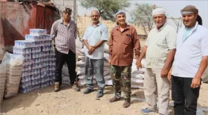 اخبار وردت الآن – جمعية الحاجة قدرية تقوم بتوزيع 70 سلة غذائية على خمس مدارس في مديرية الشعيب