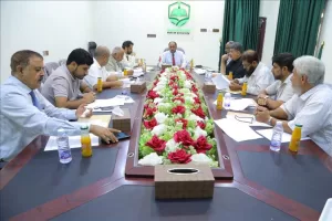 اخبار وردت الآن – مجلس جامعة المهرة يجتمع بشكل دوري للجلسة التاسعة للسنة الجامعية 20