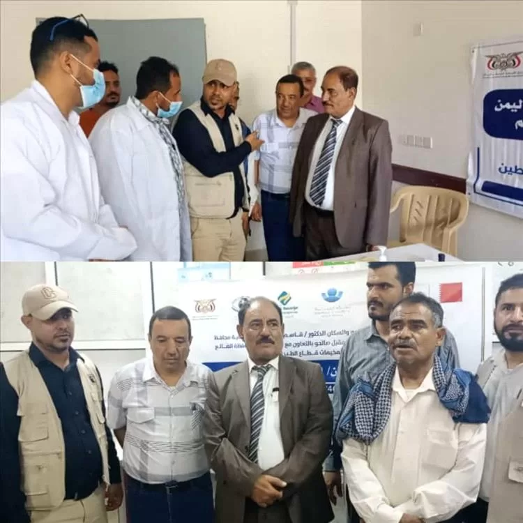 محافظ الضالع يدشّن المخيم الطبي المجاني لعمليات العيون في مستشفى الضالع المركزي
