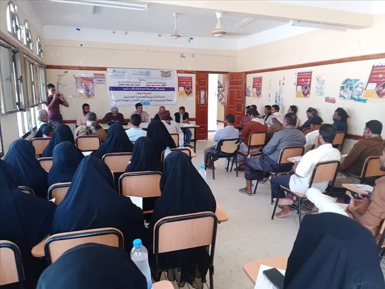 مدير عام الروضة يدشن دورة تدريبية للعاملين في حملة التحصين ضد شلل الاطفال