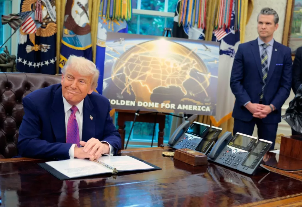 Golden Dome missile program Trump