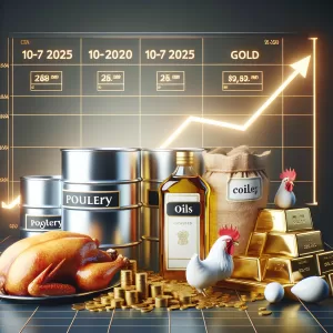 تراجع أسعار الدواجن والزيوت وزيادة سعر الذهب.. خارطة الأسعار بتاريخ 10-7-2025