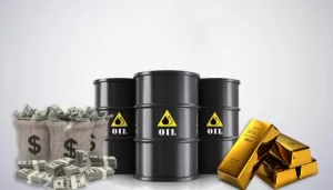 تراجع أسعار النفط وزيادة قيمة الذهب