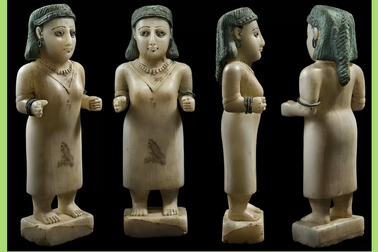 تمثال ملكي فريد يغادر اليمن بهدوء تعرض قطعة من المرمر