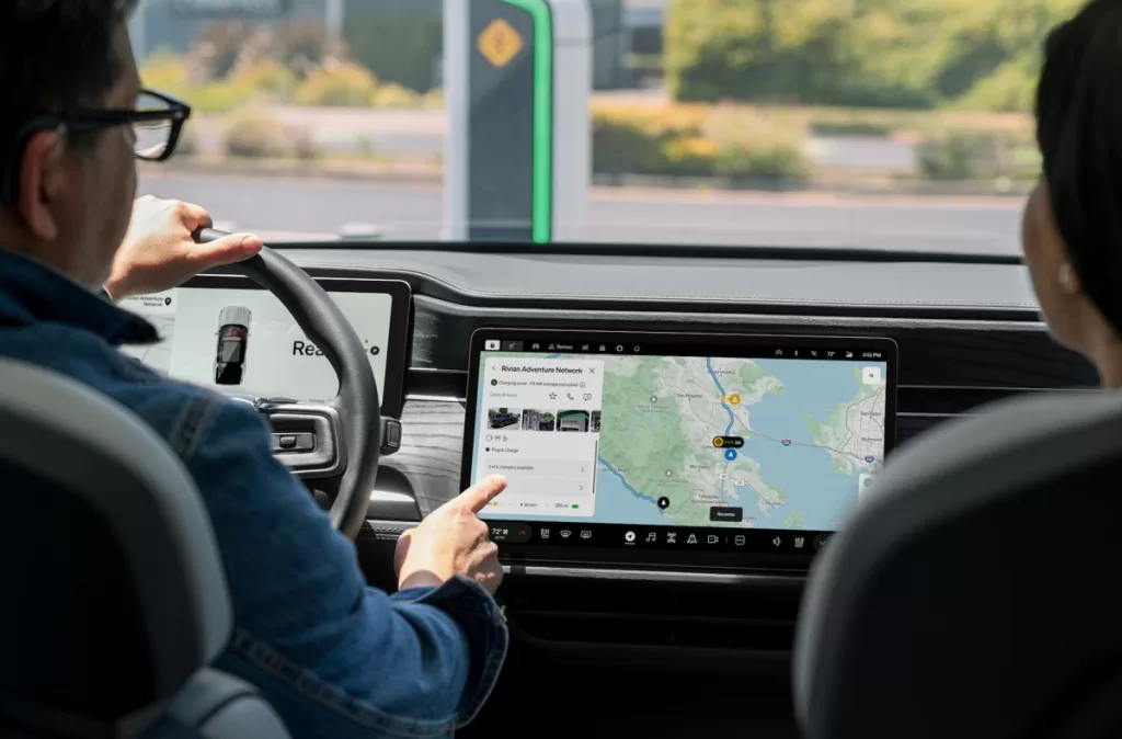 Rivian-google-maps