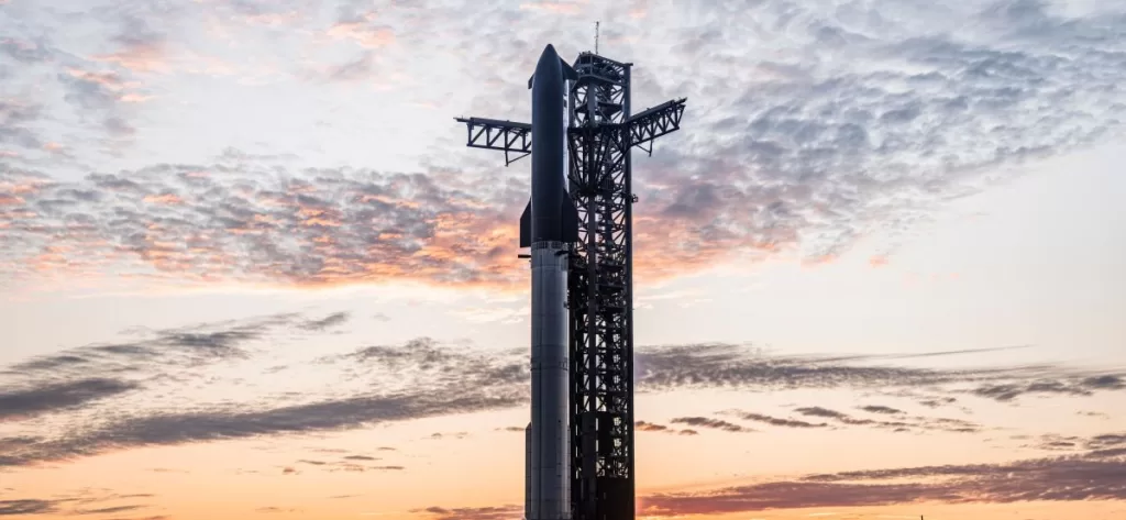 SpaceX Starship Flight Test 7 launchpad