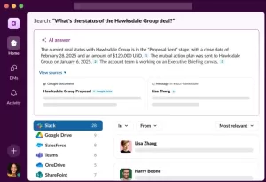 سلاك يعزز خاصية البحث بالذكاء الاصطناعي ويضيف نسخاً ملخصة للاجتماعات القصيرة