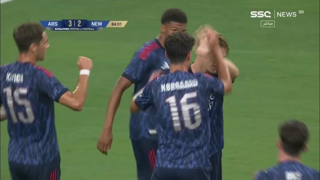 أهداف مباراة أرسنال 3 - 2 نيوكاسل | مباراة ودية استعدادًا للموسم 2025-2026
