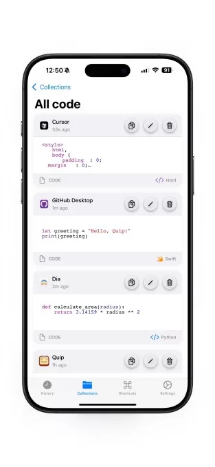 كيب هو تطبيق ذكي لإدارة الحافظة على نظامي iOS وماك