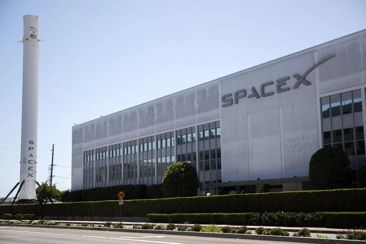 SpaceX headquarters in Hawthorne, California