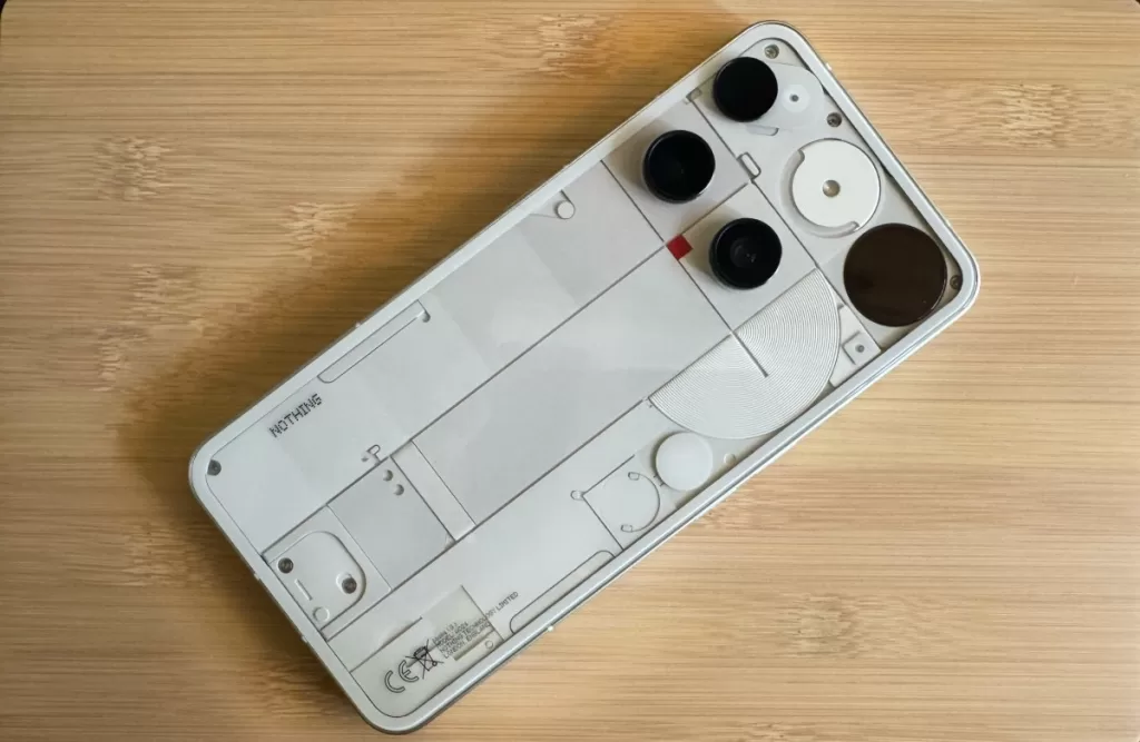 Nothing Phone 3 on a wooden board