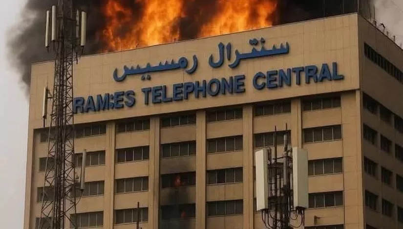 مصر حريق سنترال رمسيس الرئيسي يسبب تعطلاً شاملاً في البلاد