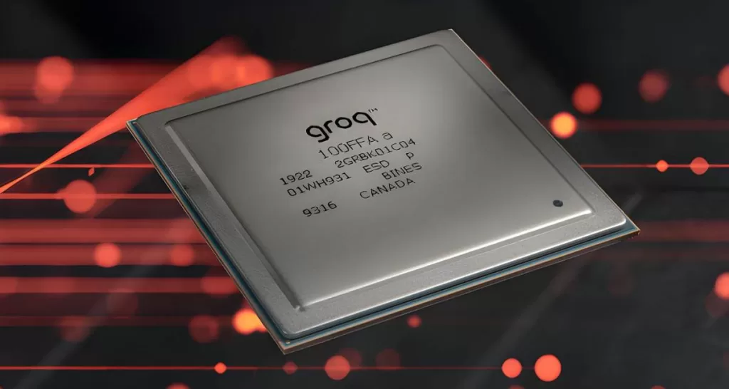 A close-up look at Groq's LPU chip
