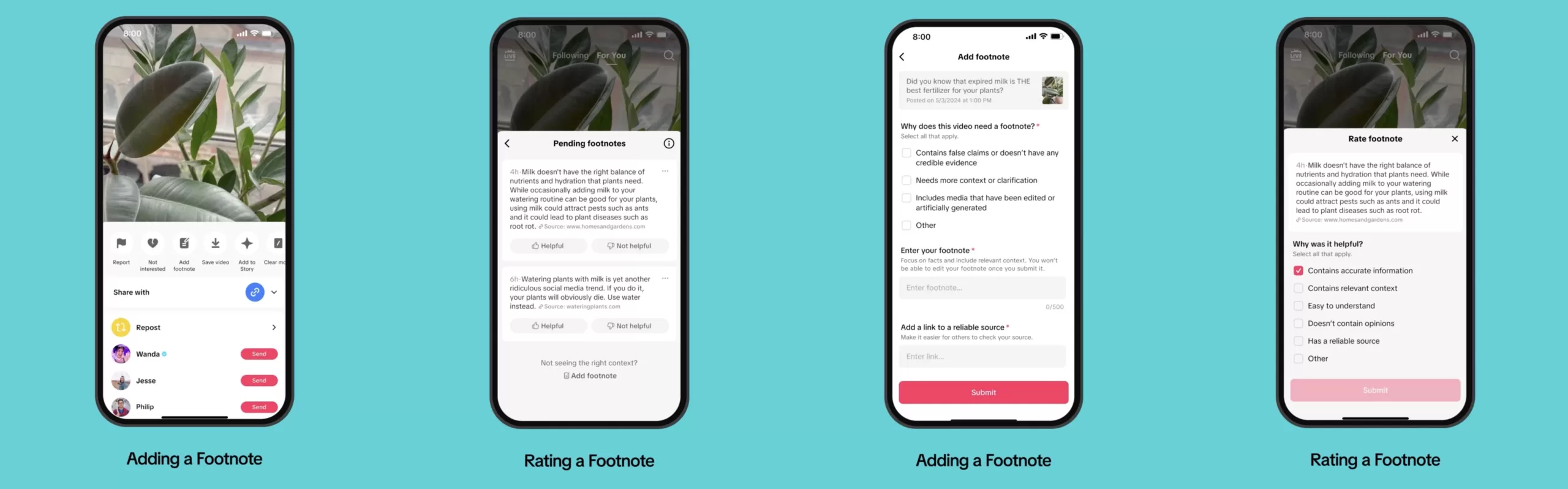 هوامش إطلاق خدمة التحقق من الحقائق المجتمعية الخاصة بتيك توك scaled
