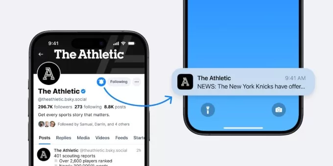 يمكن لمستخدمي Bluesky تخصيص إشعاراتهم، بما في ذلك تنبيهات النشاط