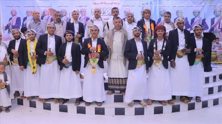 اللواء 55 مدفعية ينظم عرسا جماعي لعدد 22 عريس وعروس