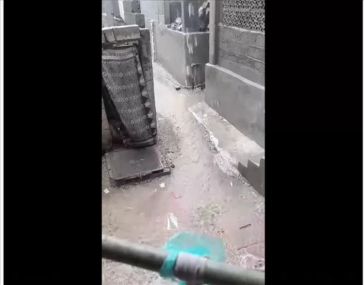 هطول أمطار غزيرة في محافظة لحج