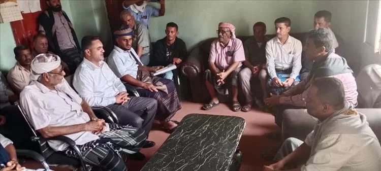 مدير عام مكتب الشباب والرياضة بلحج يزور ردفان ويلتقي بمكاتب وأندية المديريات