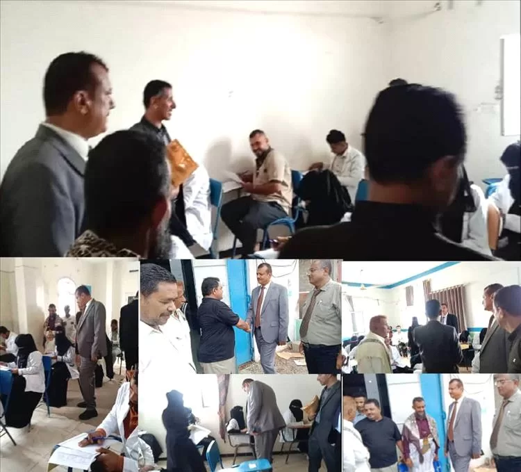 وكيل وزارة التعليم الفني يدشّن الامتحانات الوزارية في معهد المخاء الوطني التطبيقي