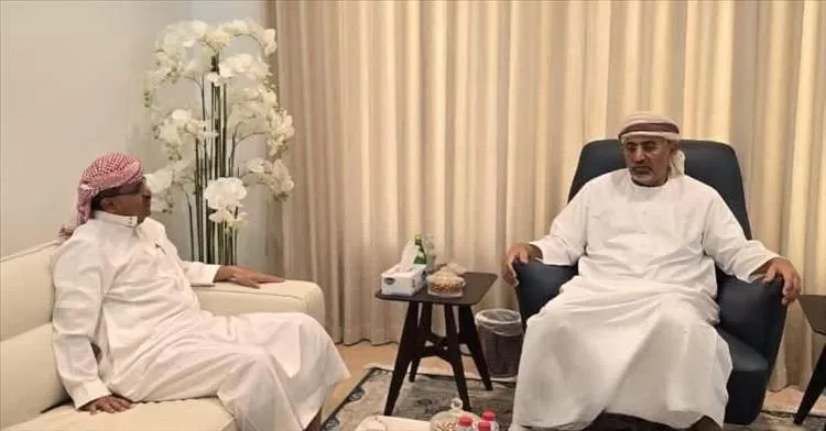 عضو مجلس القيادة الرئاسي اللواء عيدروس الزبيدي يلتقي محافظ  البيضاء