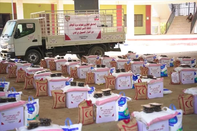 درع الوطن تدشن حملة إغاثية لمتضرري السيول في عدن