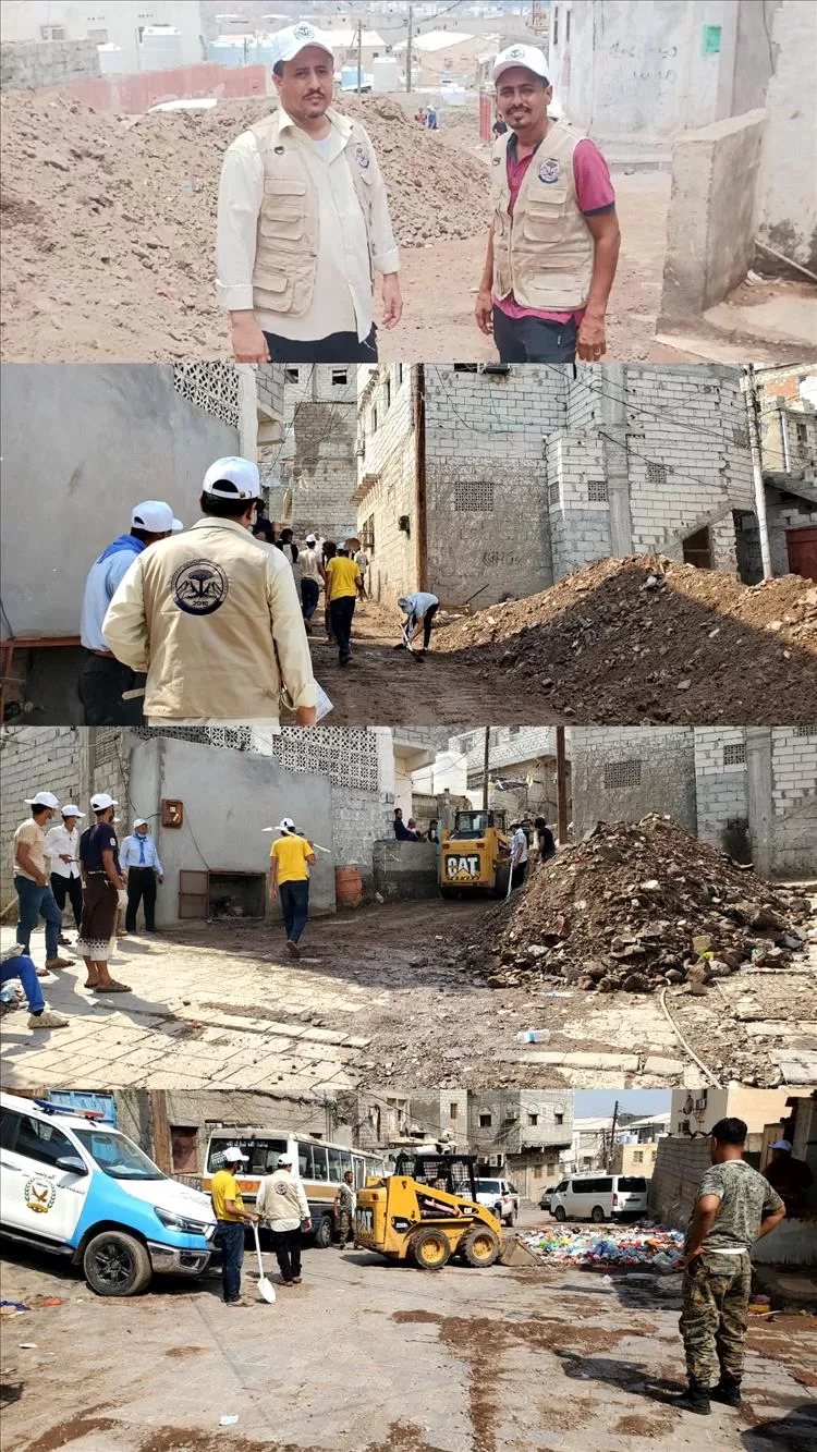 مؤسسة شروين تطلق مبادرة “لبيك يا عدن” لرفع مخلفات السيول