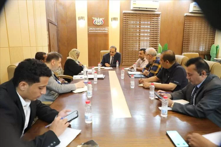 وزير الصحة يبحث مع منظمة الصحة العالمية سبل تعزيز مشروع عمليات الطوارئ الصحية وتطوير منظومة الاستجابة الصحية