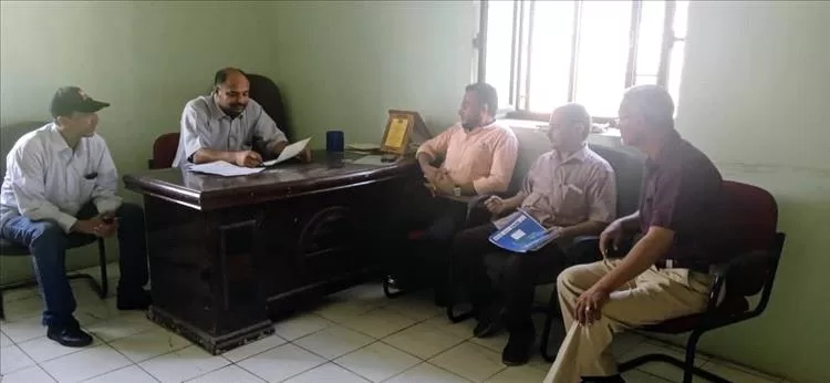 مأمور مديرية الضالع يناقش مع المجلس النرويجي للاجئين تدخلاته بالمديرية