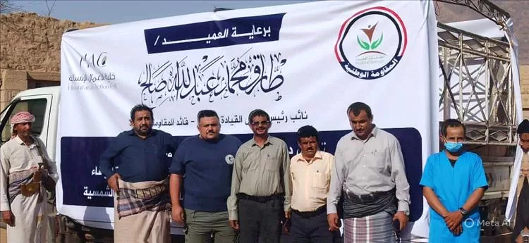 المقاومة الوطنية في الساحل الغربي تواصل رفد المرافق الصحية بالأجهزة والمعدات الطبية بمحافظة البيضاء