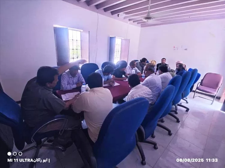 فريق وحدة المتغيرات المناخية يختتم برنامج عمل زيارته بمديرية رضوم