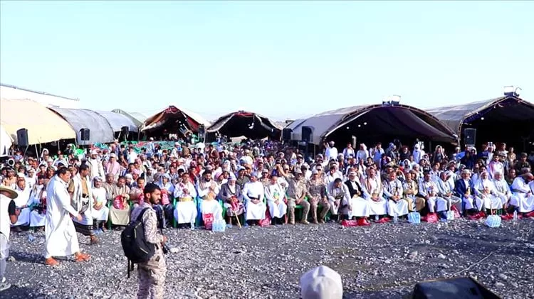 مأرب تحتضن العرس الجماعي الأول لـِ 260 عريساً وعروساً من أبناء محافظة البيضاء