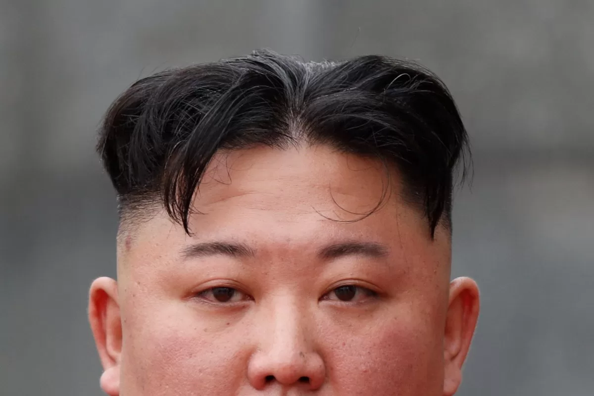 North Korea's leader Kim Jong Un attends a wreath laying ceremony at the Ho Chi Minh mausoleum in Hanoi on March 2, 2019.