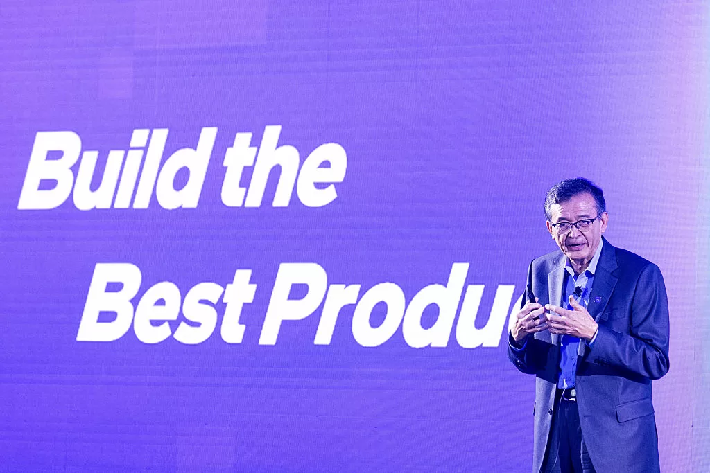 Lip-Bu Tan, chief executive officer of Intel Corp., during a news conference on the sidelines of the Computex conference in Taipei, Taiwan, on Monday, May 19, 2025.