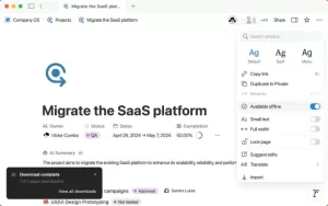 أخيرًا، نوتيون يعمل الآن بدون اتصال بالإنترنت
