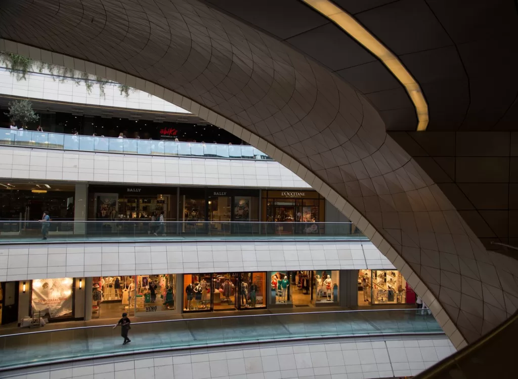 Image may contain Shop Shopping Mall Person City Urban Handrail Architecture Building House Housing and Staircase