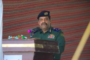 اخبار المناطق – اللواء مبارك العوبثاني خلال احتفال تخرج الدفعة الأولى من قوات حماية حضرموت