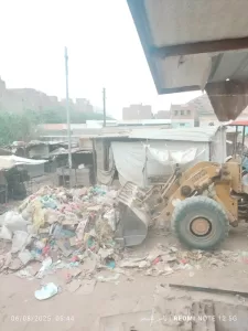 اخبار المناطق – حركة الكرامة السلمية تلبي مدعا سكان هدى وتزيل النفايات من القطاع التجاري الشمالي