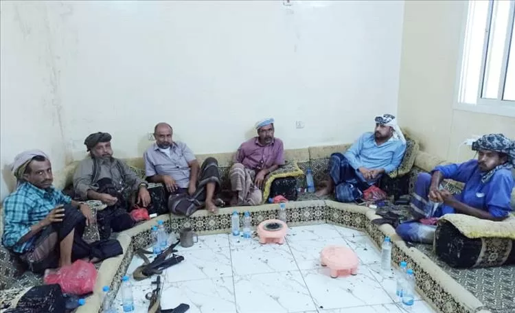 قيادات الانتقالي واللواء الأول دعم واسناد تبحث خطر تواجد الأفارقة شرق المحفد