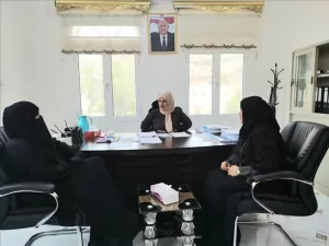 اخبار عدن – الإدارة السنةة للمرأة في رئاسة الجمهورية تناقش سبل التعاون مع إدارة تنمية النساء