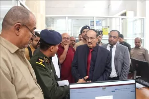 اخبار عدن – اللواء محمد الرملي يتولى رئاسة اجتماع شامل لمديري الإدارات في مصلحة الهجرة والجوازات