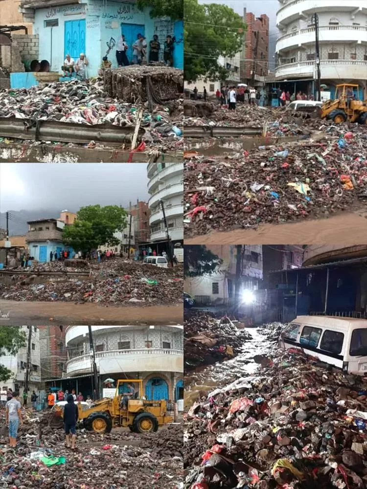 عدن بين نجاتها المؤقتة وخطر مضاعف… الأمطار الغزيرة تدق ناقوس الخطر..