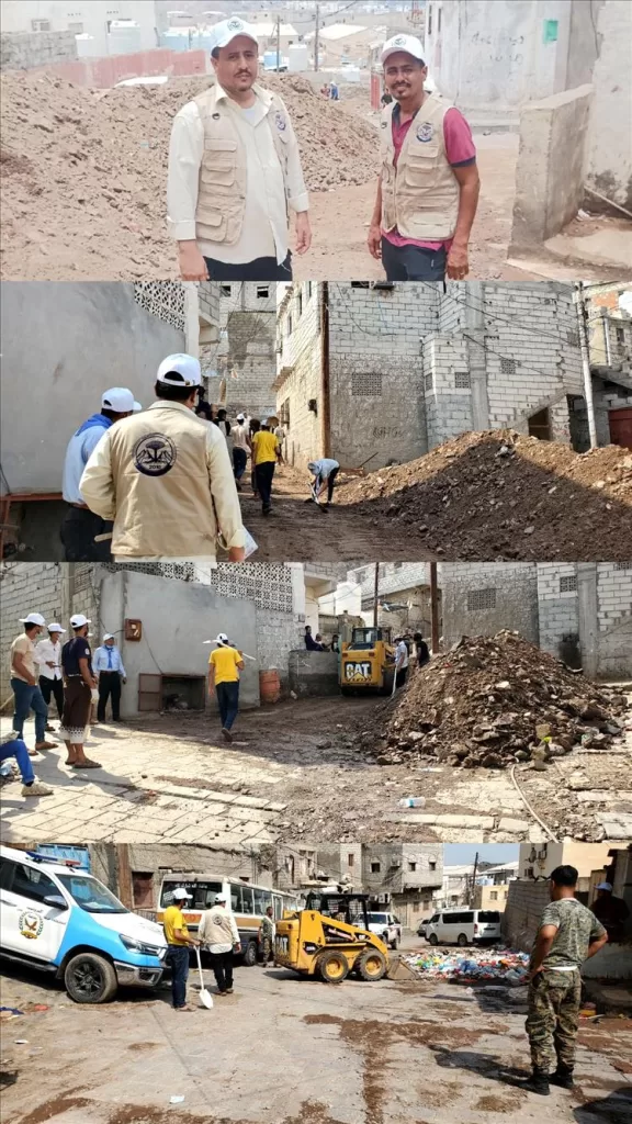 مؤسسة شروين تطلق مبادرة “لبيك يا عدن” لرفع مخلفات السيول