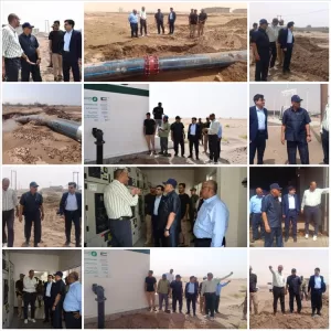 اخبار عدن – نائبا محافظ عدن ووزير المياه يزوران موقع إعادة توصيل خط ضخ المياه والمحطة