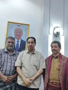 اخبار عدن – وزير الفئة الناشئة والرياضة نايف البكري يلتقي برئيس نادي شباب الدرجاج الأستاذ عبدالله