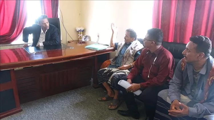 اجتماع برئاسة محافظ أبين يناقش احتياجات مديرية سباح من مشاريع مياه الشرب