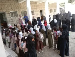 تدشين السنة الدراسي الجديد في مجمع يافع سرار بالتعاون بين السلطة المحلية ومكتب التربية