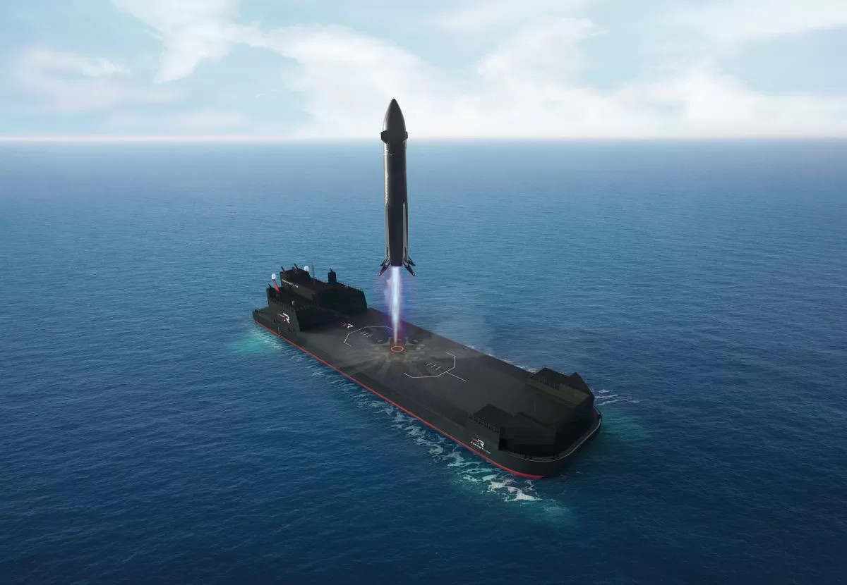 A render of Rocket Lab's Neutron.