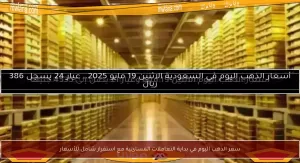 سعر الذهب اليوم في بداية جلسات المساء مع ثبات الأسعار – بوابة مولانا